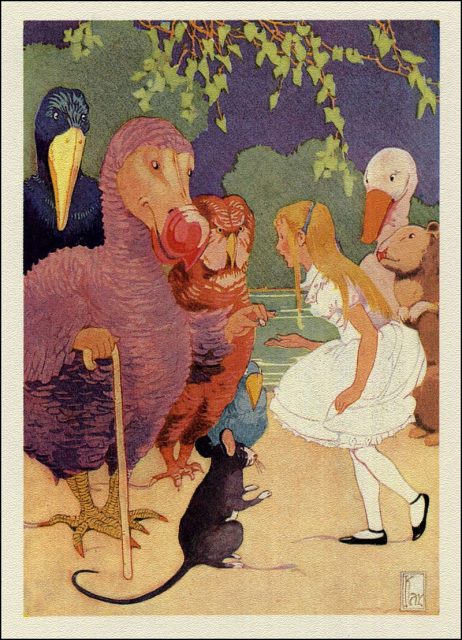 Alice in Wonderland, illustration by Gertrude A. Kay, 1923