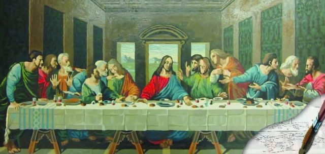 An example of paint by number from 2011 entitled The Last Supper. Photo by Jayrock911 CC BY-SA 3.0