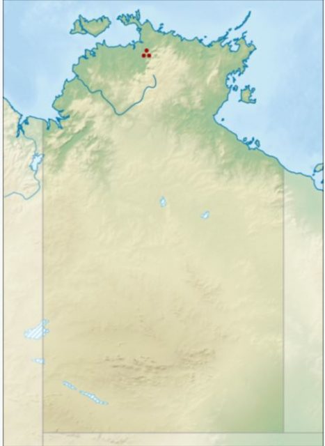 Location of Madjedbebe in the Northern Territory of Australia. Photo by Tentotwo CC BY-SA 3.0