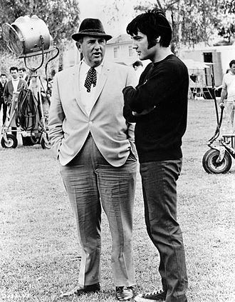 Elvis Presley and Tom Parker, 1969