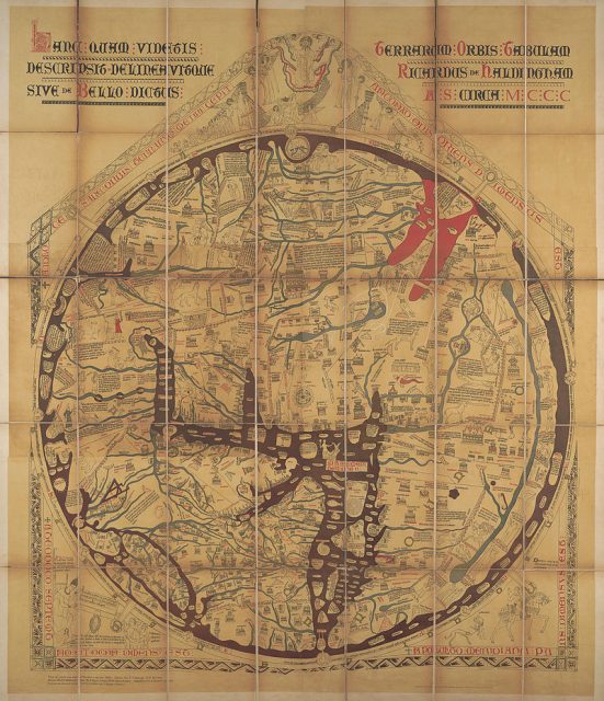 Facsimile of the Hereford map