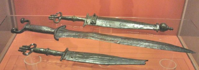 Hallstatt ‘D’ swords, from Hallstatt. Photo by Tyssil CC BY-SA 3.0