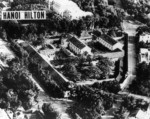 The Hanoi Hilton in a 1970 aerial surveillance photo