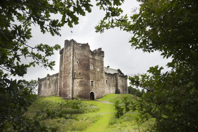 The 14th century Doune Castle near Stirling, Scotland was the filming location for several scenes in Monty Python and the Holy Grail.