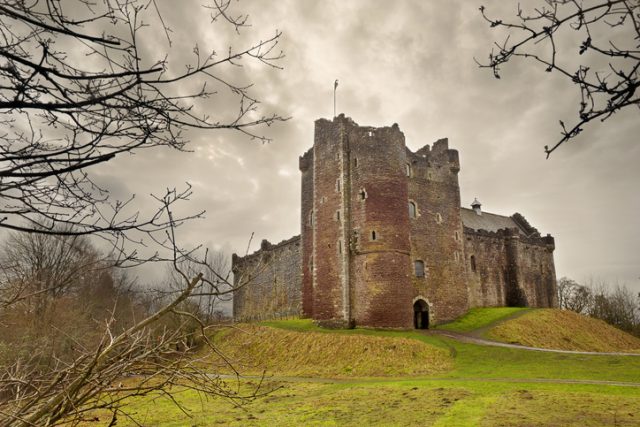 Doune Castle, Scotland. Many of the scenes from Monty Python and the Holy Grail were shot here.