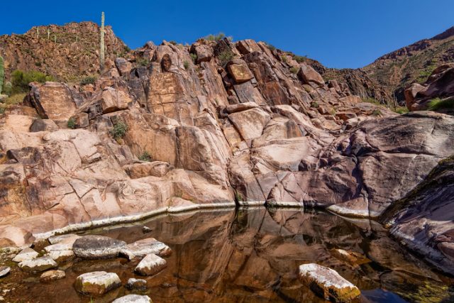 Petroglyphs at Hieroglyphic Canyon in the Superstition Mountains