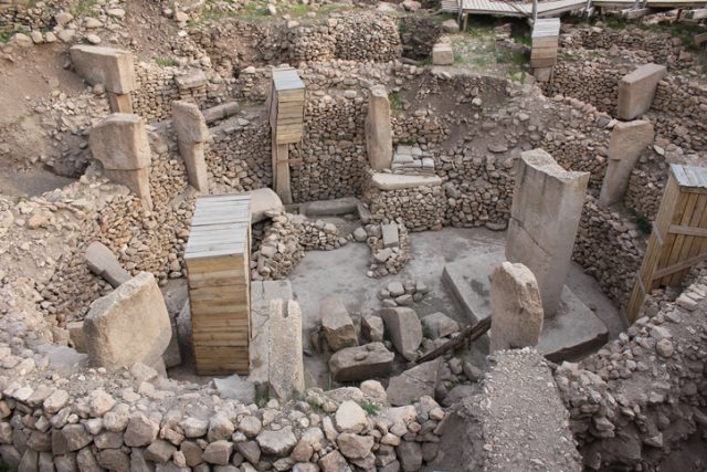 Archaeological work in Göbekli Tepe