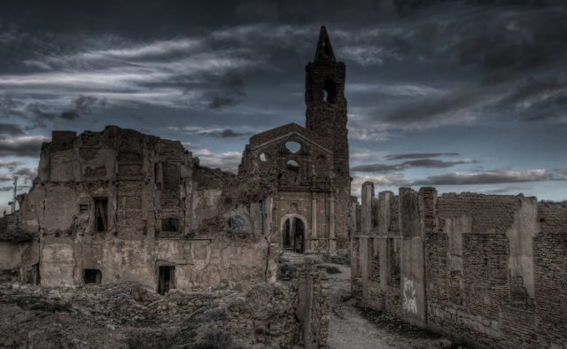 Belchite ruins, Spain