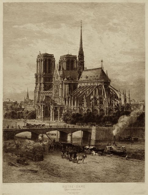 Notre-Dame at the end of the 19th century