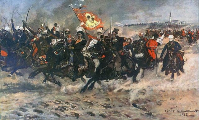 Pulaski at Częstochowa, an 1875 painting by Józef Chełmoński