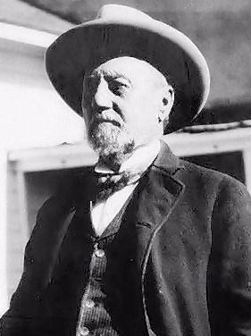 Henry Hooker, one-time employer of Billy the Kid, at his Sierra Bonita Ranch in southeast Arizona
