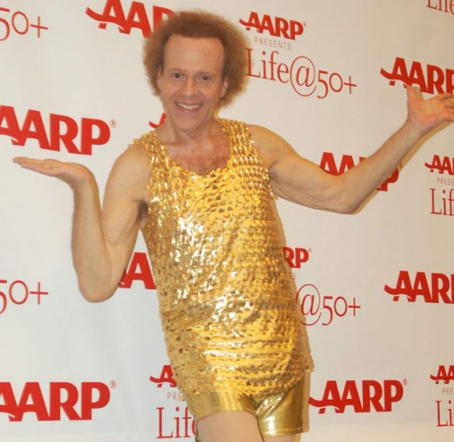 Richard Simmons attending the AARP’s 2011 Life@50+ National Event and Expo in September 2011. Photo by Angela George CC BY-SA 3.0