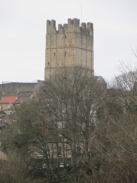 Richmond Castle, taken from the Station