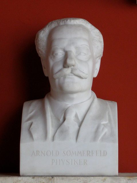 Arnold Sommerfeld Photo by Rufus46 CC BY-SA 3.0