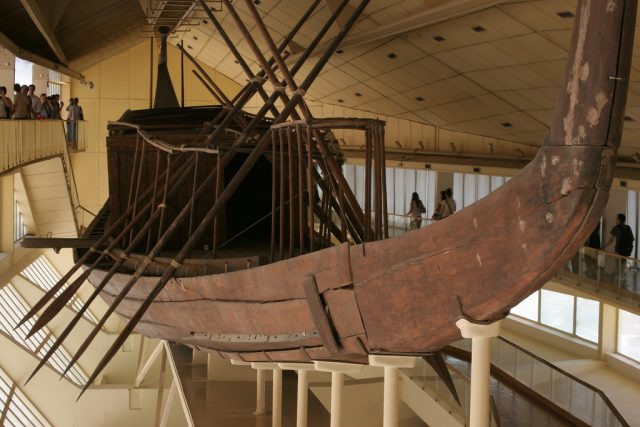 Khufu solar boat Egypt