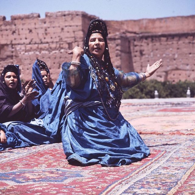 Sanhaja Berber women performing a traditional dance. Photo by Tropenmuseum CC BY-SA 3.0