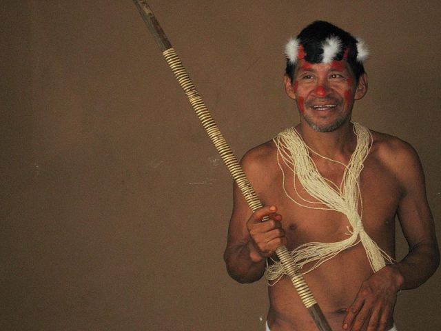 Waorani tribal leader