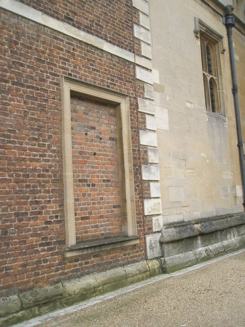 Bricked up window at Eton College dating from the time of the Window Tax. Photo by Basher Eyre CC BY-SA 2.0
