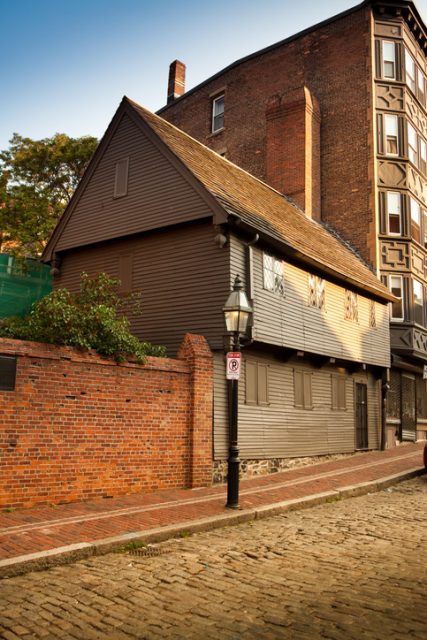 Paul Reveres’ house on the historic Boston Freedom Trail