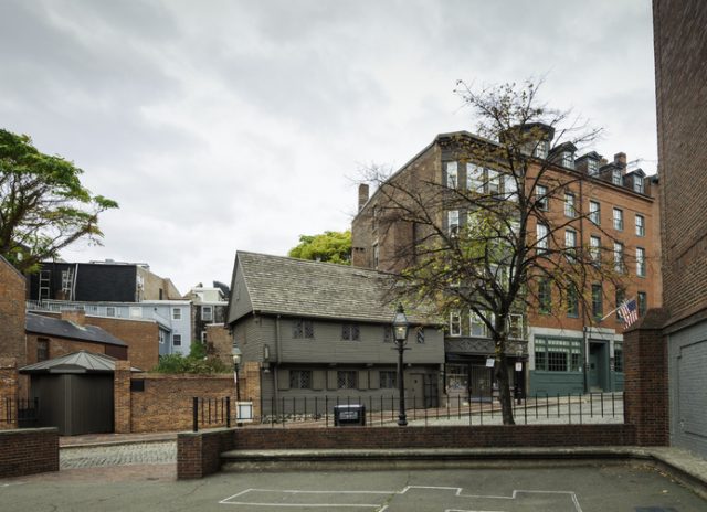 Paul Revere’s House in Boston in the North End.