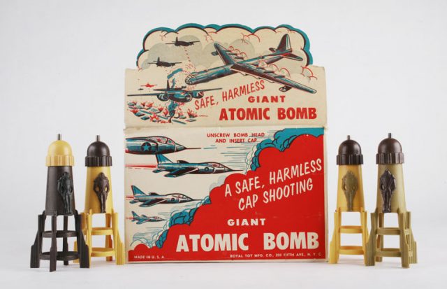 1950s atomic bomb toy set