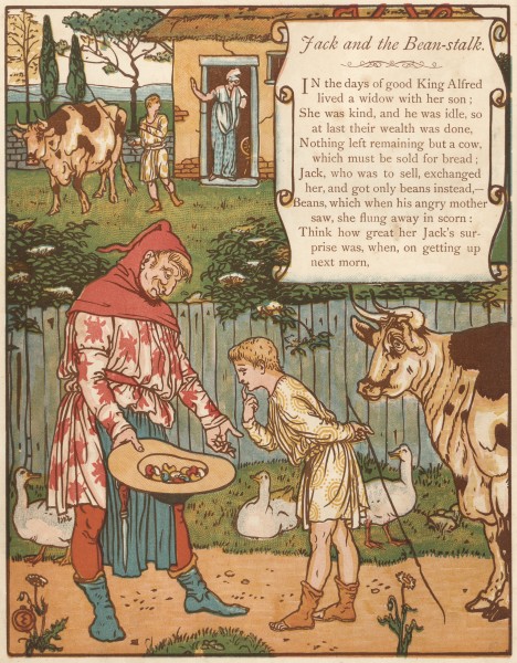 ‘Jack and the Beanstalk’ illustrated by Walter Crane