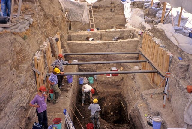 Catalhoyuk excavations