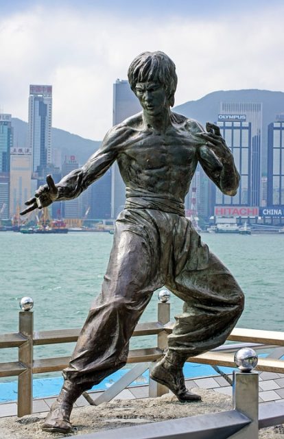 Bruce Lee statue Hong Kong