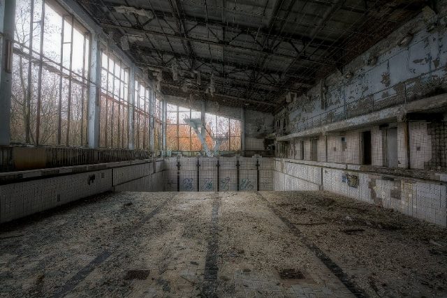 Chernobyl abandoned room
