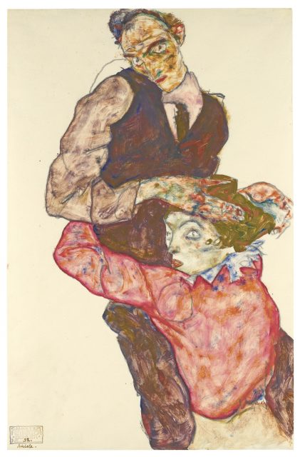 Egon Schiele painting