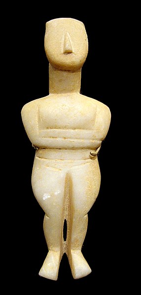 Cycladic statue