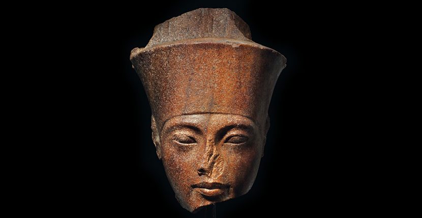 Head of the Egyptian god Amun with features of Pharaoh Tutankhamen. Photo courtesy Christie’s.