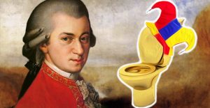 Mozart's toilet humor