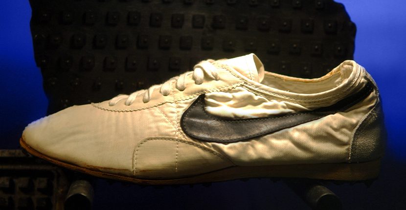 1972 Nike "Moon Shoe". Getty Images
