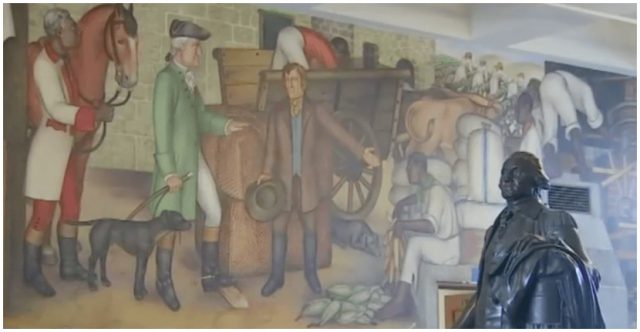 George Washington mural