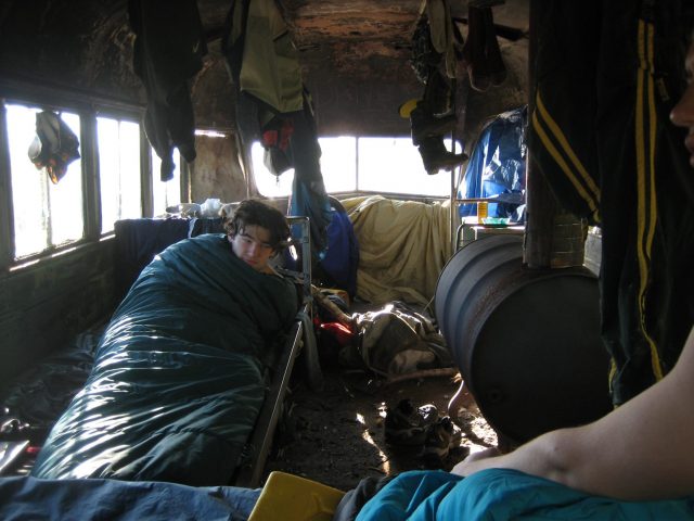 Into the Wild bus interior