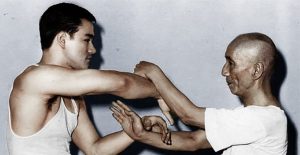 Yip Man and Bruce Lee