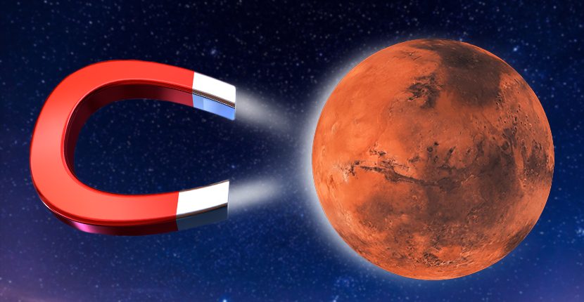 Mars has a magnetic personality