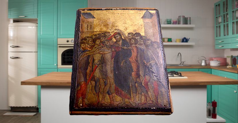 The Cimabue artwork found. Photo by Getty
