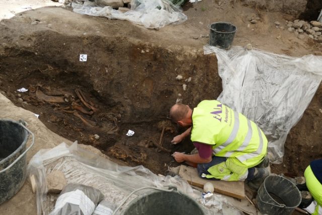 Viking ship burial