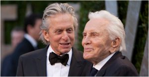 Michael and Kirk Douglas