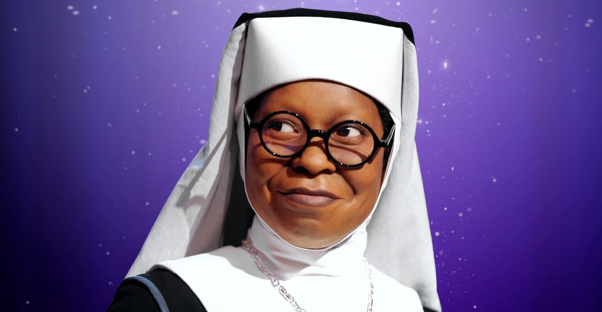 Whoopi Goldberg in the Sister Act musical. Getty Images