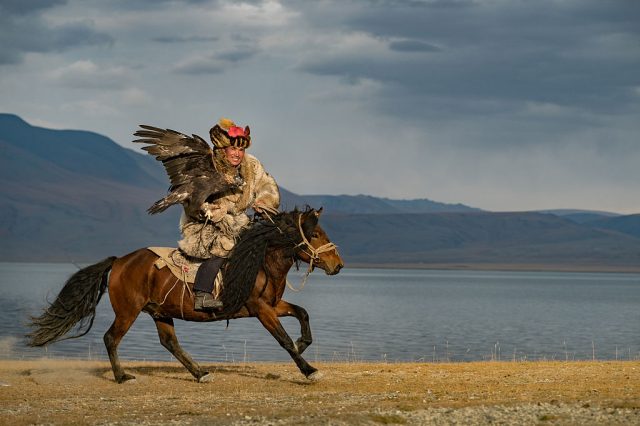 Kazakh eagle hunters