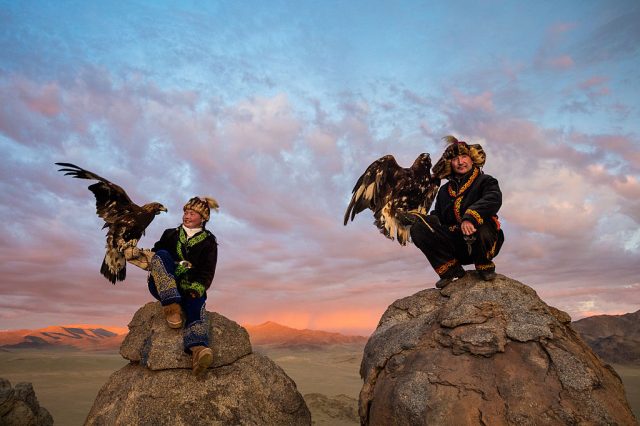 Kazakh eagle hunters