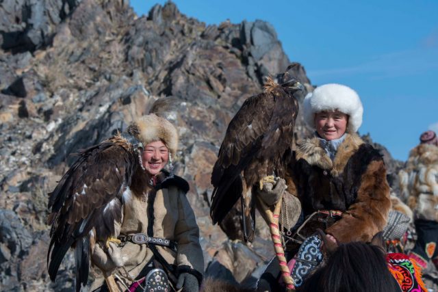 Kazakh eagle hunters