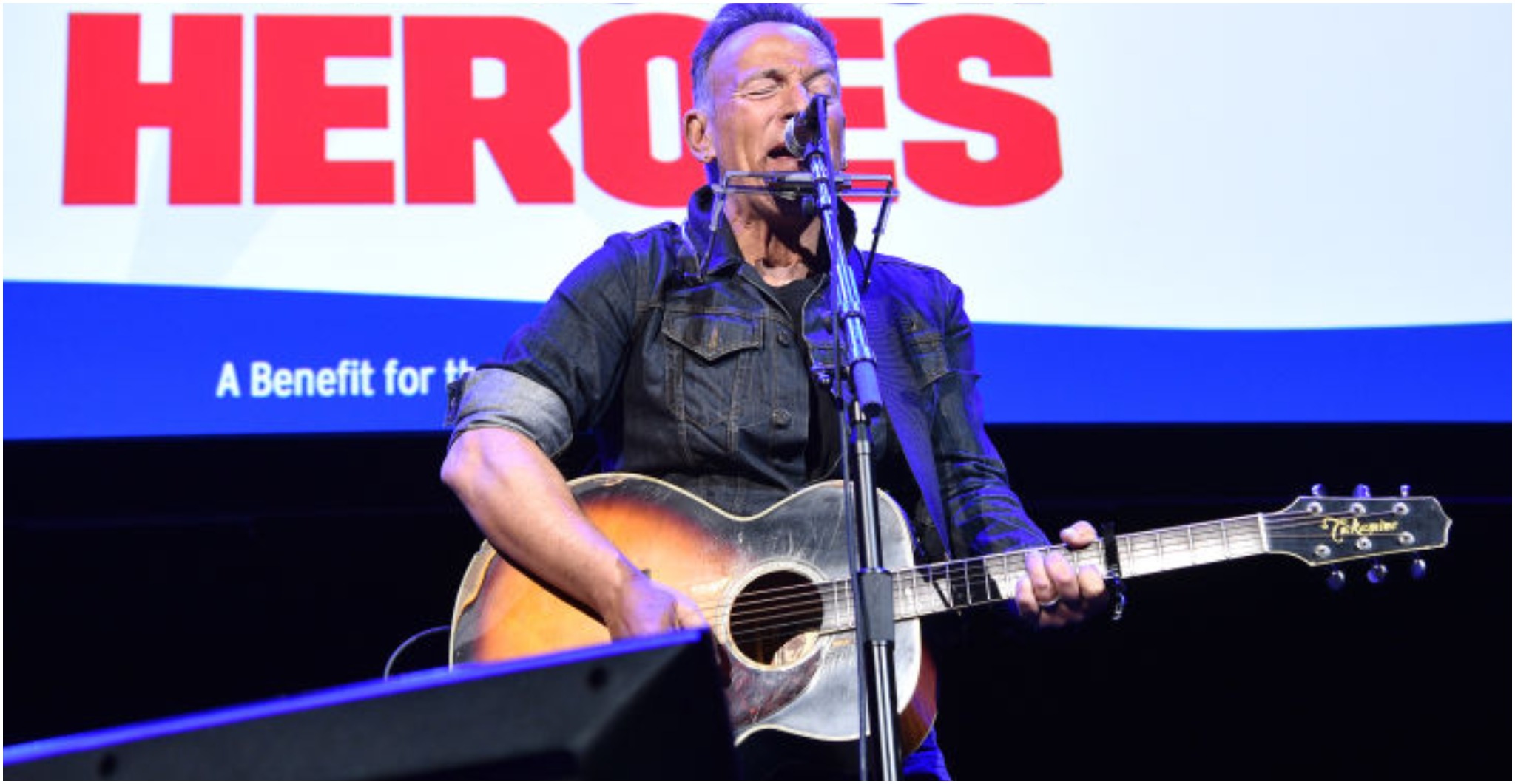 Bruce Springsteen at the 13th annual Stand Up for Heroes to benefit the Bob Woodruff Foundation in 2019. (Photo by Bryan Bedder/Getty Images for The Bob Woodruff Foundation)