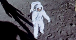 Buzz Aldrin moon