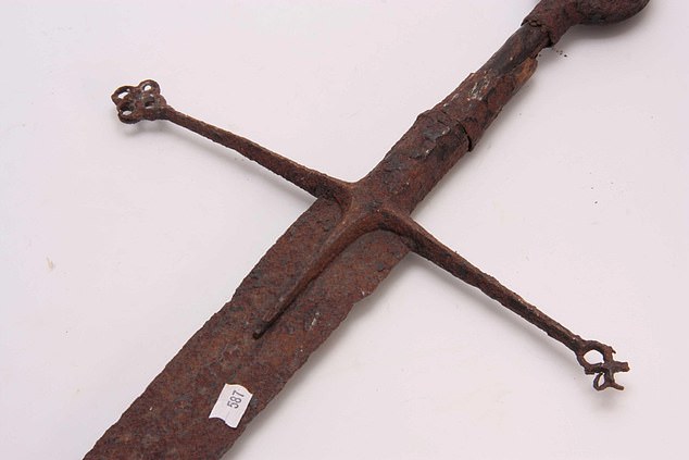 Medieval sword auction
