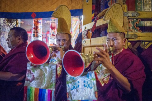 Tibetan monks