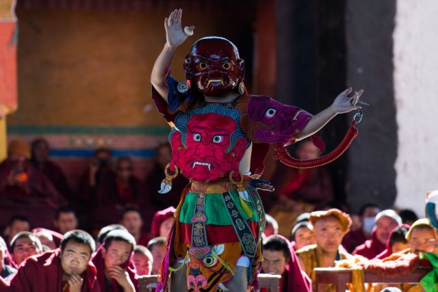 Tibetan monks